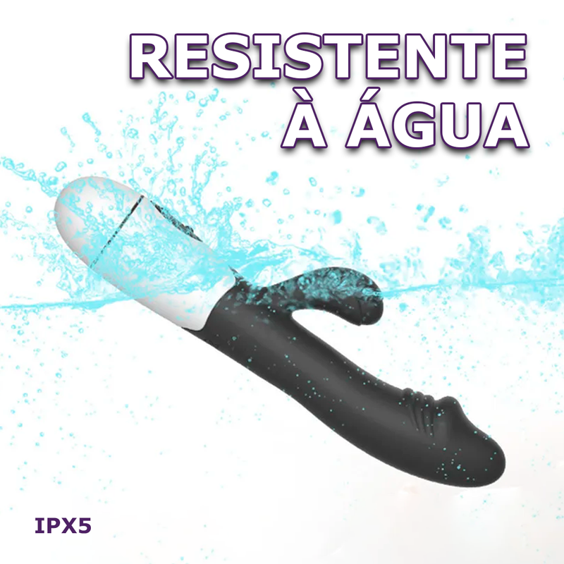 Vibrador com estimulador de clitóris