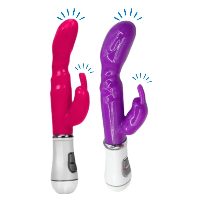 Rechargeable Vibrator Clitoral Stimulus and Point G Rabbit Powerful