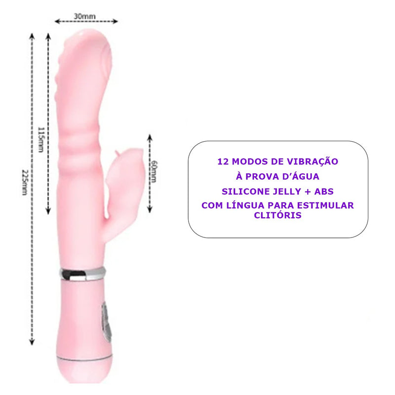 Vibrador em Silicone Jelly